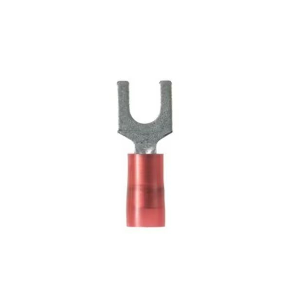 Fork Term, narrow tongue, Nyln Insul, 22 - 18, PN18-10FN-C, PK 100, Panduit, Mfr#: PN18-10FN-C